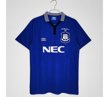 Everton 95/96 Home Blue Soccer Jersey